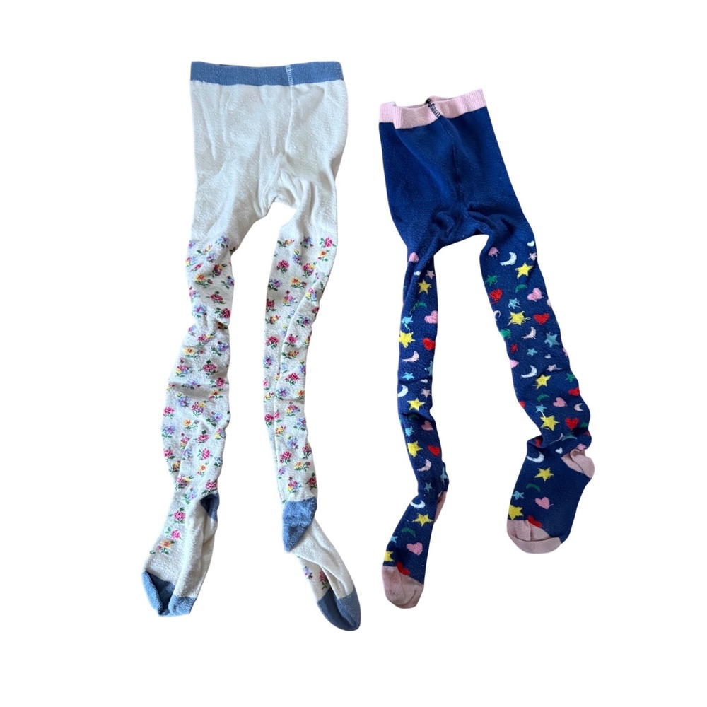 Boden tights bundle of‎ 2 stars moons and flowers